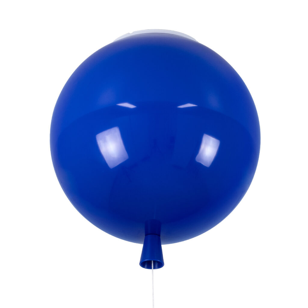 BALLOON 00654 Παιδικό Φωτιστικό Οροφής με Ντουί 1 x E27 AC 220-240V IP20 - Μπλε - Μ30 x Π30 x Υ33cm