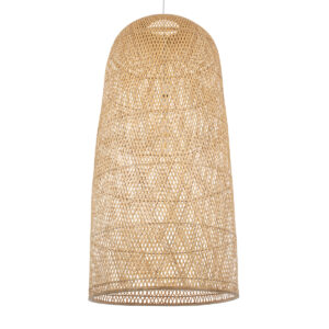 CALERO 00670 Boho Κρεμαστό Φωτιστικό Οροφής με Ντουί 1 x E27 AC 220-240V IP20 - Μπεζ - Μ60 x Π60 x Y120cm