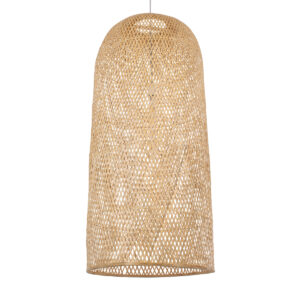 CALERO 00671 Boho Κρεμαστό Φωτιστικό Οροφής με Ντουί 1 x E27 AC 220-240V IP20 - Μπεζ - Μ50 x Π50 x Y110cm