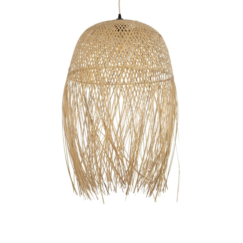 MANILA 00713 Boho Κρεμαστό Φωτιστικό Οροφής με Ντουί 1 x E27 AC 220-240V IP20 - Μπεζ - Μ50 x Π50 x Υ70cm