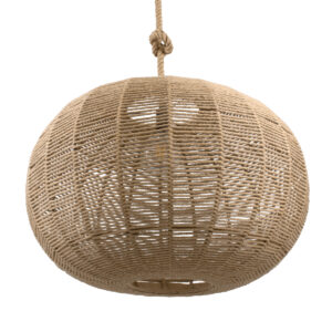 MANDALA 00732 Boho Κρεμαστό Φωτιστικό Οροφής με Ντουί 1 x E27 AC 220-240V IP20 - Μπεζ - Μ80 x Π80 x Υ60cm