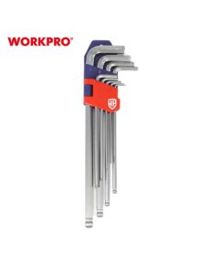 ΑΛΛΕΝ ΚΛΕΙΔΙΑ ΜΠΙΛΙΑΣ ΜΑΚΡΥΑ ΣΕΤ 9 τμχ WP222007 WORKPRO (PROFI) (ΚΑΡΤΕΛΑ)