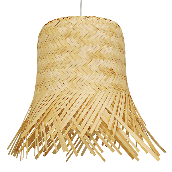 HAWAII 01103 Boho Κρεμαστό Φωτιστικό Οροφής με Ντουί 1 x E27 AC 220-240V IP20 - Μπεζ - Μ40 x Π40 x Y43cm