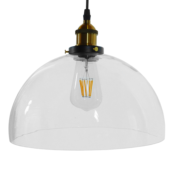 WICKHAM 01171 Vintage Κρεμαστό Φωτιστικό Οροφής με Ντουί 1 x E27 AC 220-240V IP20 - Πολύχρωμο - Μ30 x Π30 x Y25cm