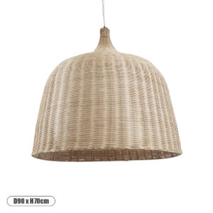 BAHAMAS 01570 Boho Κρεμαστό Φωτιστικό Οροφής με Ντουί 1 x E27 AC 220-240V IP20 - Μπεζ - Μ90 x Π90 x Y70cm