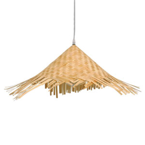 RICEHAT 01666 Boho Κρεμαστό Φωτιστικό Οροφής με Ντουί 1 x E27 AC 220-240V IP20 - Μπεζ - Μ70 x Π70 x Y25cm