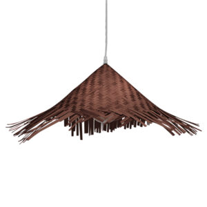 RICEHAT 01667 Boho Κρεμαστό Φωτιστικό Οροφής με Ντουί 1 x E27 AC 220-240V IP20 - Καφέ - Μ70 x Π70 x Y25cm