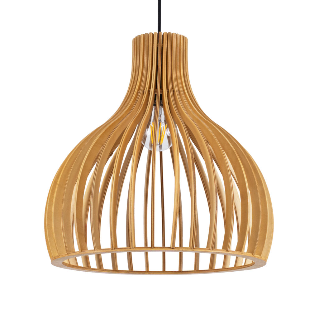 SCANDINAVIA 01697 Boho Κρεμαστό Φωτιστικό Οροφής με Ντουί 1 x E27 AC 220-240V IP20 - Μπεζ - Μ35 x Π35 x Υ35cm