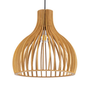 SCANDINAVIA 01697 Boho Κρεμαστό Φωτιστικό Οροφής με Ντουί 1 x E27 AC 220-240V IP20 - Μπεζ - Μ35 x Π35 x Υ35cm