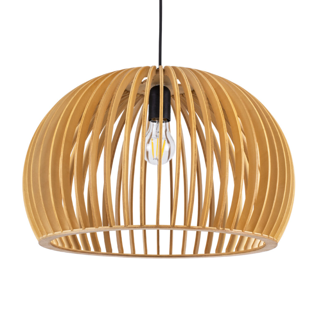 SCANDINAVIA 01699 Boho Κρεμαστό Φωτιστικό Οροφής με Ντουί 1 x E27 AC 220-240V IP20 - Μπεζ - Μ44 x Π44 x Υ28cm