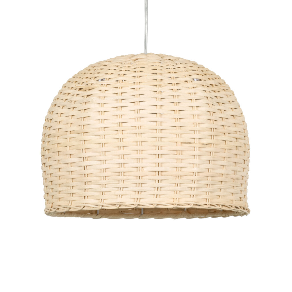 BERMUDA 01708 Boho Κρεμαστό Φωτιστικό Οροφής με Ντουί 1 x E27 AC 220-240V IP20 - Μπεζ - Μ31 x Π31 x Y22cm