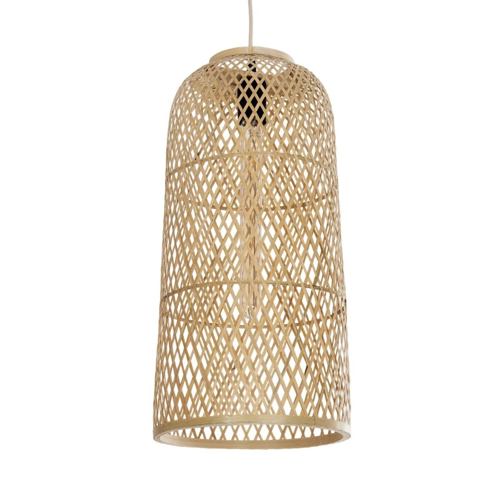 CALERO 01710 Boho Κρεμαστό Φωτιστικό Οροφής με Ντουί 1 x E27 AC 220-240V IP20 - Μπεζ - Μ25 x Π25 x Υ50cm
