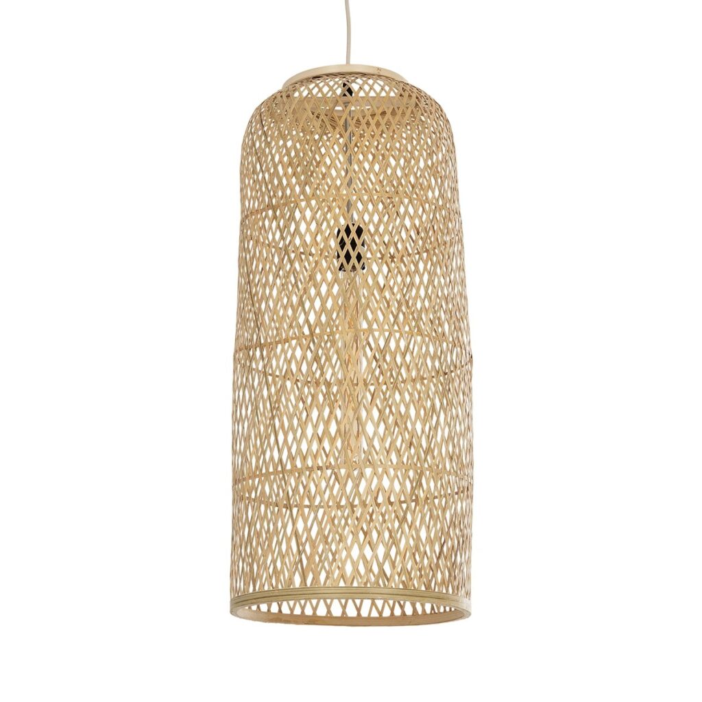 CALERO 01711 Boho Κρεμαστό Φωτιστικό Οροφής με Ντουί 1 x E27 AC 220-240V IP20 - Μπεζ - Μ30 x Π30 x Υ70cm