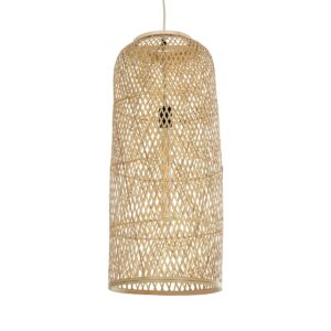 CALERO 01711 Boho Κρεμαστό Φωτιστικό Οροφής με Ντουί 1 x E27 AC 220-240V IP20 - Μπεζ - Μ30 x Π30 x Υ70cm