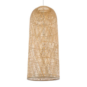 CALERO 01712 Boho Κρεμαστό Φωτιστικό Οροφής με Ντουί 1 x E27 AC 220-240V IP20 - Μπεζ - Μ40 x Π40 x Υ90cm