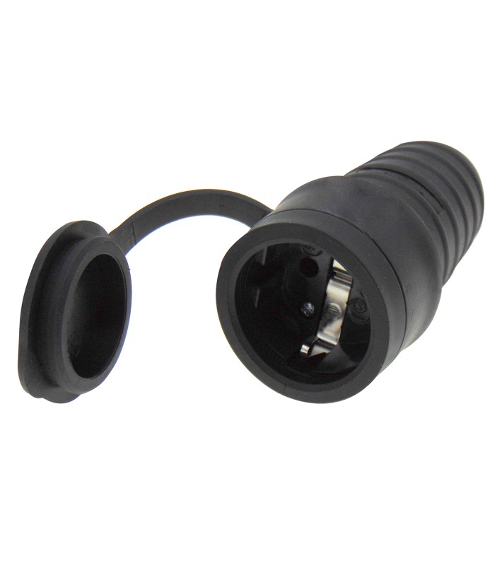 Φις HGI YC-DA-14 σούκο θηλυκό IP44 μαύρο