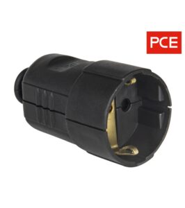 Φις PCE 05177 σούκο θηλυκό IP20 μαύρο
