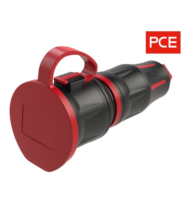 Φις PCE 25711-sr σούκο θηλυκό IP54 μαύρο
