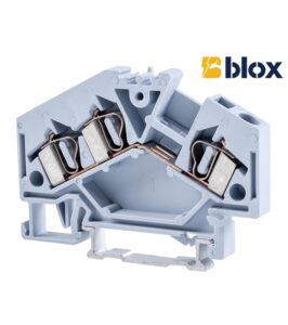 Κλέμα ράγας BLOX CONNECT FJ1-4/3S 4 mm² σύνδεσης γκρι Screwless