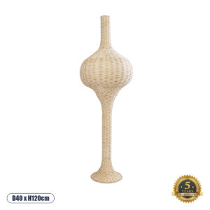 ALADDIN 02050 Boho Επιδαπέδιο Φωτιστικό με Ντουί 1 x E27 AC 220-240V IP20 - Μπεζ - Μ40 x Π40 x Υ120cm
