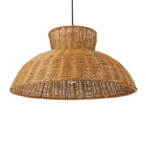 MALABO 02328 Boho Κρεμαστό Φωτιστικό Οροφής με Ντουί 1 x E27 AC 220-240V IP20 - Καφέ - Μ60 x Π60 x Υ31cm