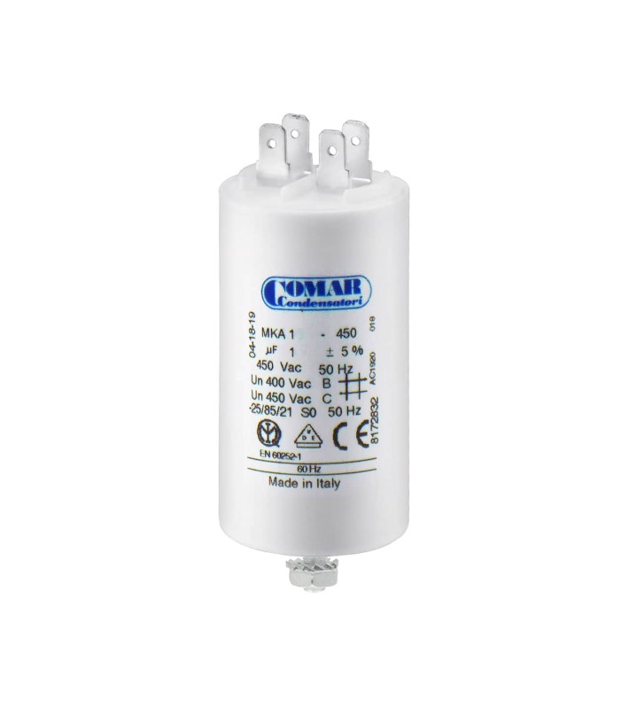 Πυκνωτής COMAR 1μF 450VAC Faston