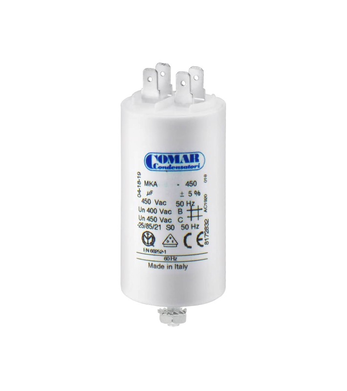 Πυκνωτής COMAR 30μF 450VAC Faston