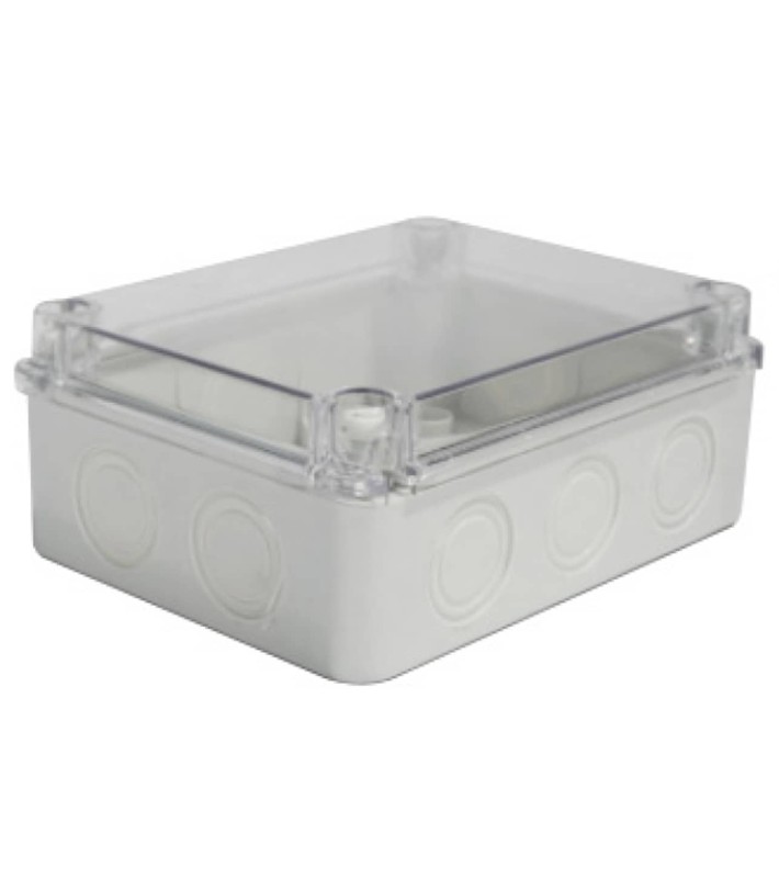 Κουτί διακλάδωσης CET CP1453 250x200x90 mm με βίδες - διάφανο καπάκι