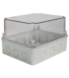 Κουτί διακλάδωσης CET CP1471 150x110x140 mm με βίδες - διάφανο καπάκι