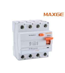 Ρελέ διαρροής MAXGE EPR-4 4P 40A 30mA τύπου AC