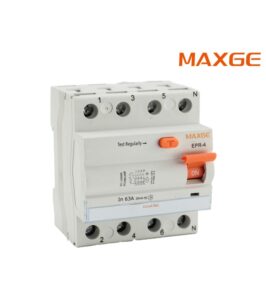 Ρελέ διαρροής MAXGE EPR-4 4P 63A 30mA τύπου AC
