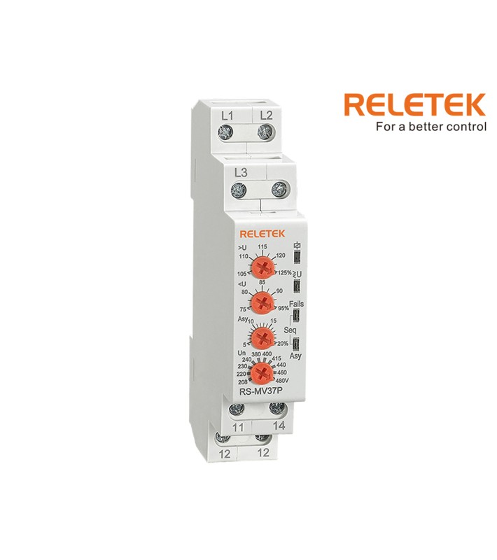 RELETEK RS-MV37P - Επιτηρητής 3Φ χωρίς ουδέτερο