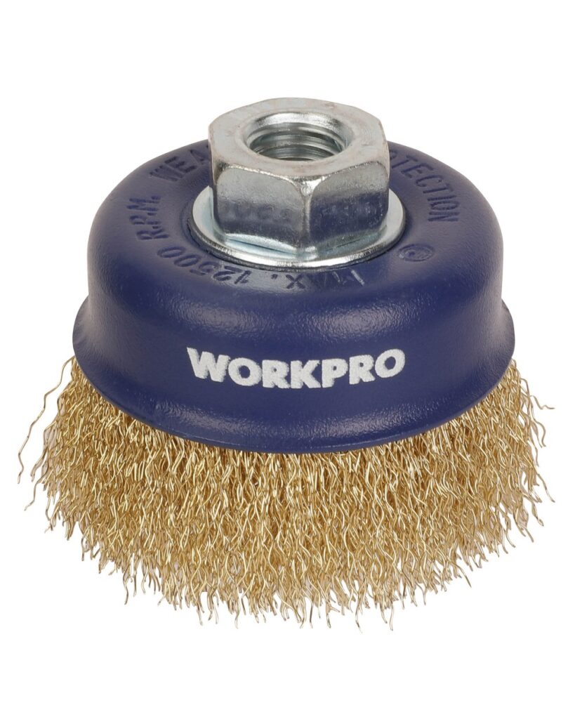 ΣΥΡΜΑΤΟΒΟΥΡΤΣΑ ΚΟΥΠΑΣ ΤΡΟΧΟΥ 125mm WP407026 WORKPRO (ΚΑΡΤΕΛΑ)