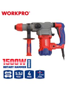 ΣΚΑΠΤΙΚΟ ΠΕΡΙΣΤΡΟΦΙΚΟ ΠΙΣΤΟΛΕΤΟ 1500W SDS PLUS ( 5,5 Joule) WP470401CE WORKPRO (PROFI)