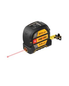 ΜΕΤΡΗΤΗΣ ΑΠΟΣΤΑΣΕΩΝ LASER ΨΗΦΙΑΚΟΣ 40m ΕΠΑΝΑΦΟΡΤΙΖΟΜΕΝΟΣ ΜΕΤΡΟ ΡΟΛΟ 5m(2 σε 1) PLT40LI PREXISO