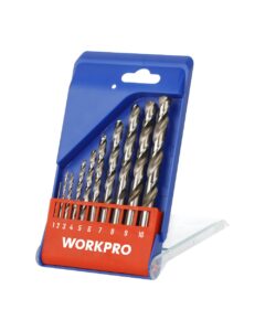 ΤΡΥΠΑΝΙΑ ΑΕΡΟΣ ΣΕΤ 10τμχ HSS-4341 WP400462 WORKPRO (PROFI) (ΚΑΡΤΕΛΑ)