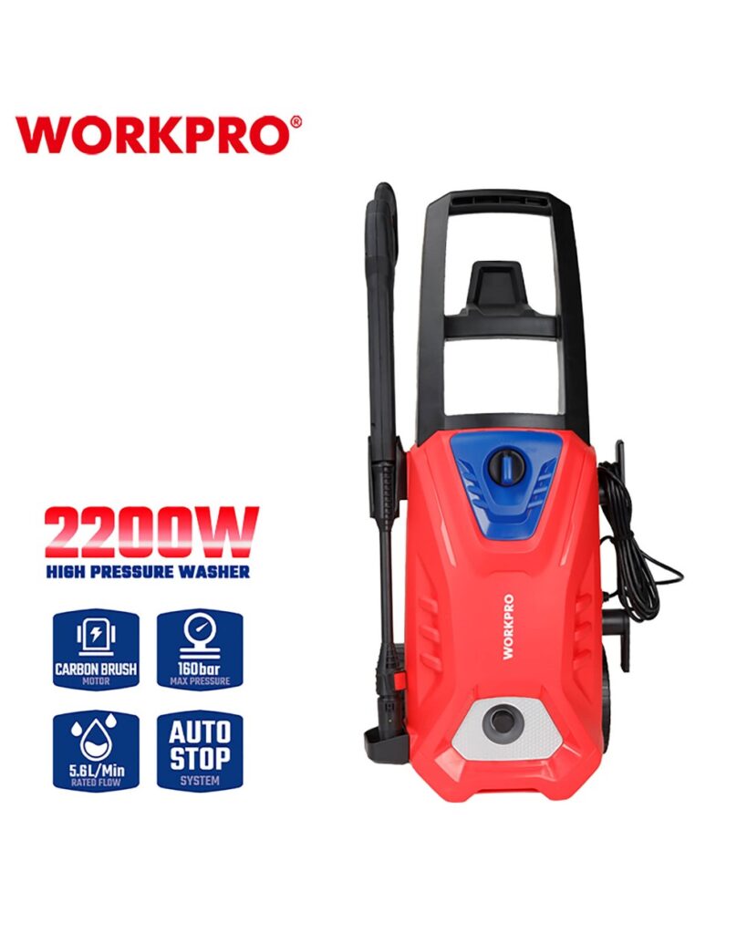 ΠΛΥΣΤΙΚΟ ΜΗΧΑΝΗΜΑ ΗΛΕΚΤΡΙΚΟ 2200W 160bar WP423012 WORKPRO (PROFI)