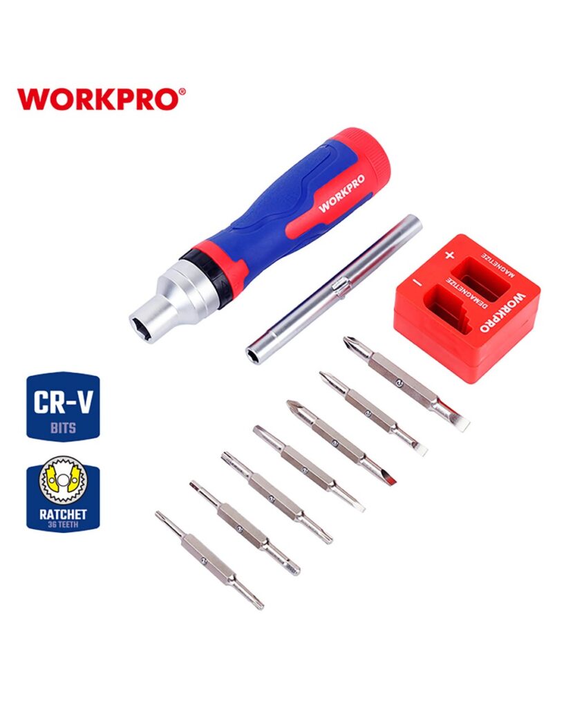 ΚΑΤΣΑΒΙΔΙ ΚΑΣΤΑΝΙΑΣ 18 ΣΕ 1 ΜΑΓΝΗΤΙΚΟ WP200553 WORKPRO (ΚΑΡΤΕΛΑ)