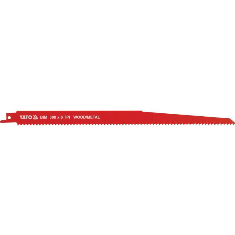 Λάμες σπαθόσεγας BIM 300 mm 6TPI σετ 2 τεμαχίων YATO YT-33935