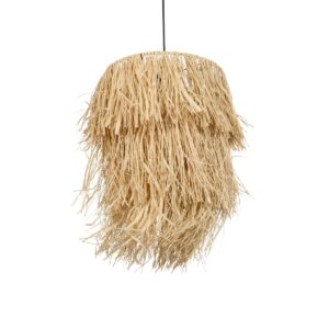 WEG 203-0036 Boho Κρεμαστό Φωτιστικό Οροφής με Ντουί 1 x E27 AC 220-240V IP20 - Μπεζ - M45 x Π45 x Υ53cm