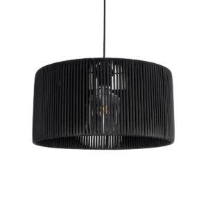 KYCLOS 203-0048 Boho Κρεμαστό Φωτιστικό Οροφής με Ντουί 1 x E27 AC 220-240V IP20 - Μαύρο - M40 x Π40 x Υ25.5cm
