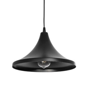 BELFRY 203-0078 Μοντέρνο Κρεμαστό Φωτιστικό Οροφής με Ντουί 1 x E27 AC 220-240V IP20 - Μαύρο - Μ29.5 x Π29.5 x Υ21cm