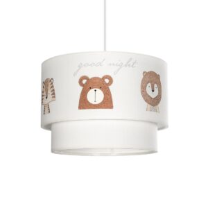 BEAR 204-0003 Παιδικό Κρεμαστό Φωτιστικό Οροφής με Ντουί 1 x E27 AC 220-240V IP20 - Πολύχρωμο - Μ30 x Π30 x Υ24cm