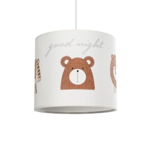 BEAR 204-0021 Παιδικό Κρεμαστό Φωτιστικό Οροφής με Ντουί 1 x E27 AC 220-240V IP20 - Πολύχρωμο - Μ24 x Π24 x Υ23cm
