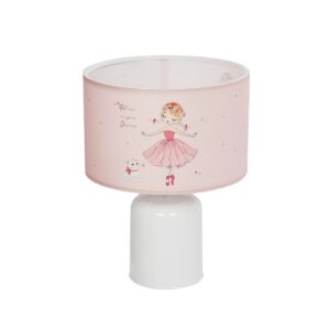 BALLERINA 204-0029 Παιδικό Επιτραπέζιο Φωτιστικό Πορτατίφ με Ντουί 1 x E27 AC 220-240V IP20 - Πολύχρωμο - Μ24 x Π24 x Υ32cm