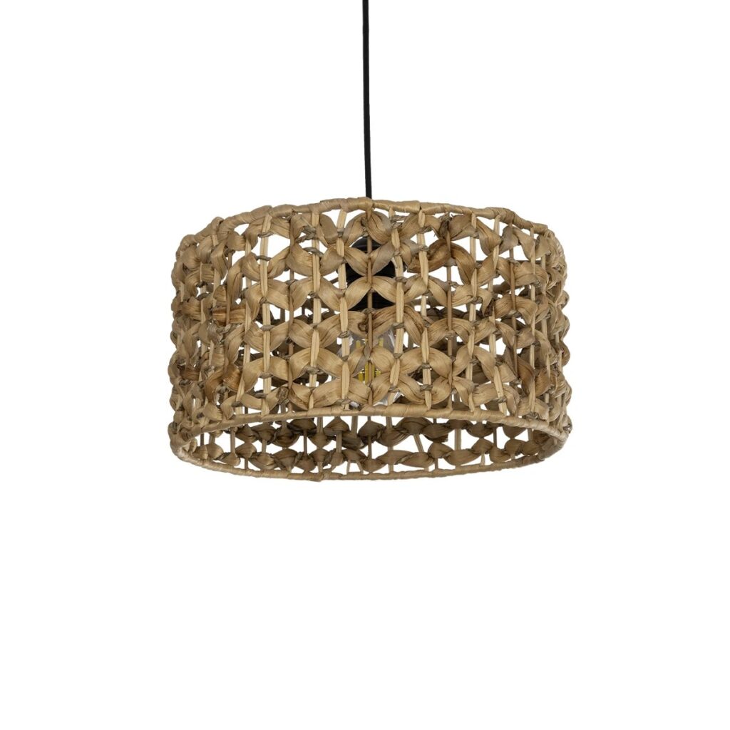 SAND 204-0160 Boho Κρεμαστό Φωτιστικό Οροφής με Ντουί 1 x E27 AC 220-240V IP20 - Καφέ - Μ30 x Π30 x Υ19cm