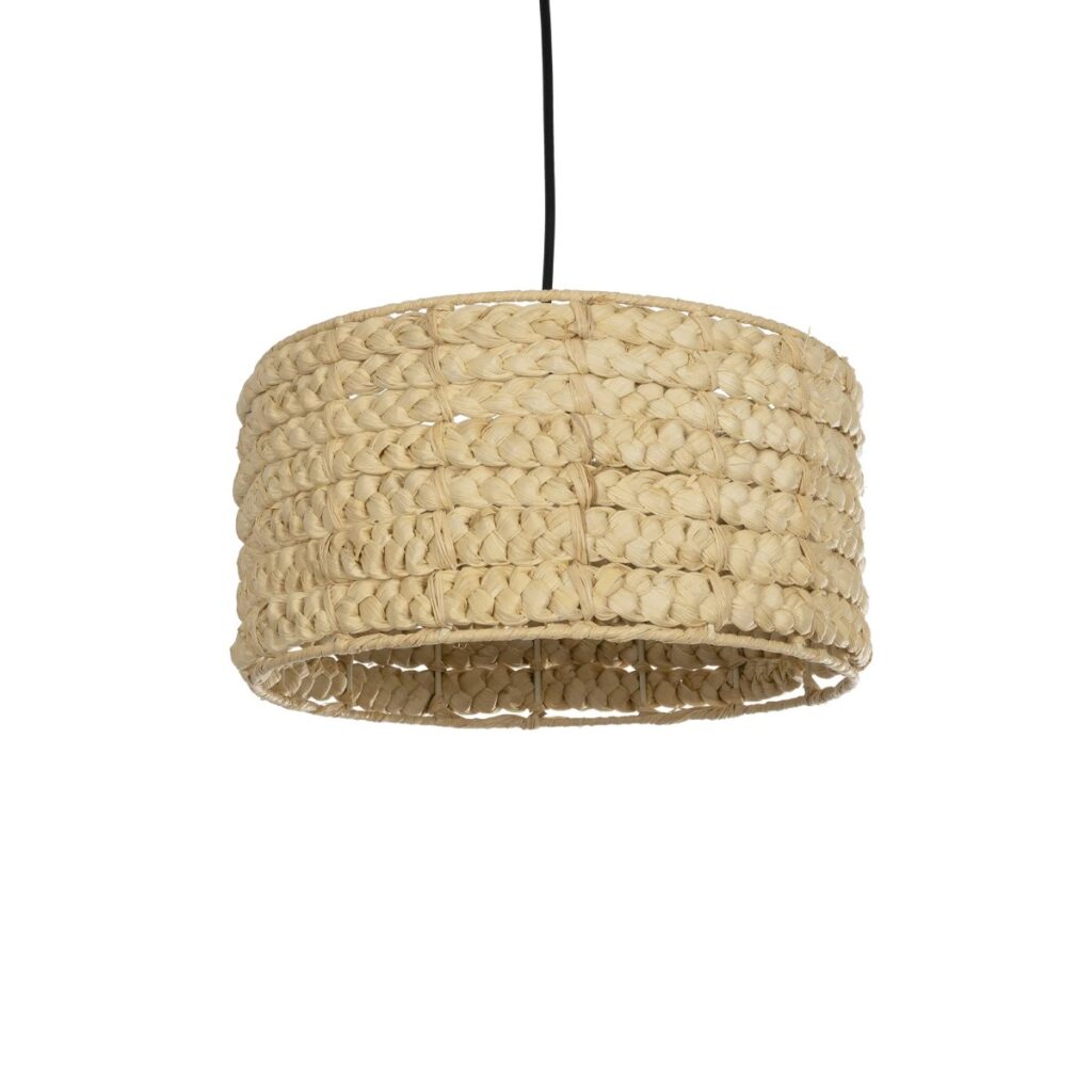 POMEGRANDE 204-0161 Boho Κρεμαστό Φωτιστικό Οροφής με Ντουί 1 x E27 AC 220-240V IP20 - Μπεζ - Μ32 x Π32 x Υ19cm
