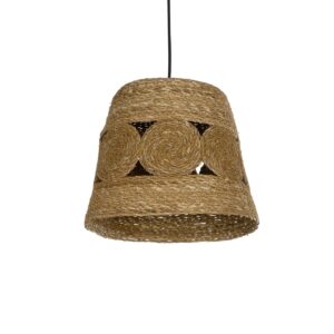 PANIER 204-0170 Boho Κρεμαστό Φωτιστικό Οροφής με Ντουί 1 x E27 AC 220-240V IP20 - Μπεζ - Μ32 x Π32 x Υ30cm