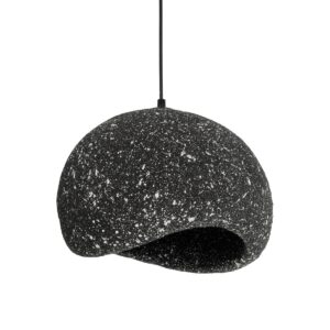 STONE 204-0194 Μοντέρνο Κρεμαστό Φωτιστικό Οροφής με Ντουί 1 x E27 AC 220-240V IP20 - Μαύρο - Μ35 x Π31 x Υ26cm