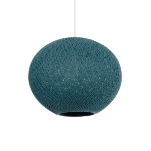 SOLEI 205-0010 Boho Κρεμαστό Φωτιστικό Οροφής με Ντουί 1 x E27 AC 220-240V IP20 - Τιρκουάζ - M40 x Π40 x Υ36cm